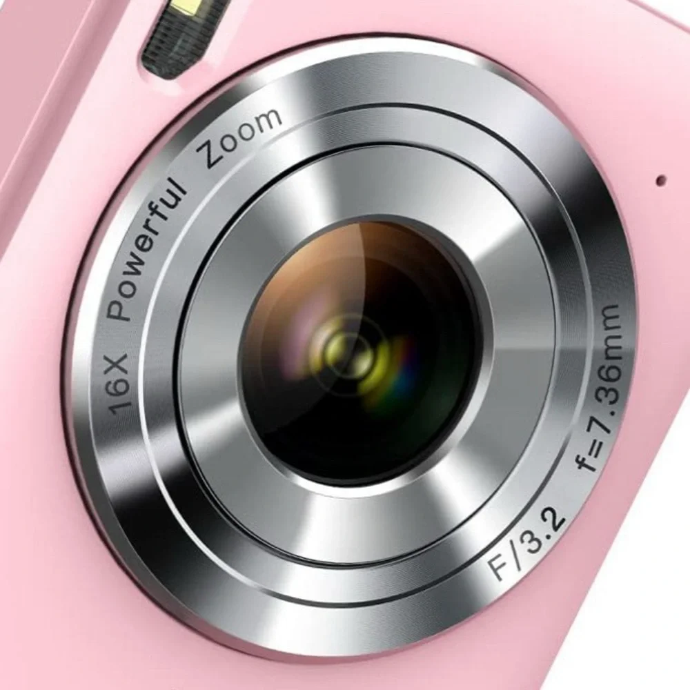 pink digital camera